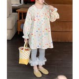 【-aimoha-KIDS-】ふんわりカラードットギャザーブラウス | aimoha kids | 詳細画像18 