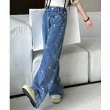 【-aimoha-KIDS-】リボンワイドデニムパンツ | aimoha kids | 詳細画像4 