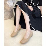 スクエアトゥレインバレエシューズ | aimoha | 詳細画像12