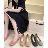 スクエアトゥレインバレエシューズ | aimoha | 詳細画像14