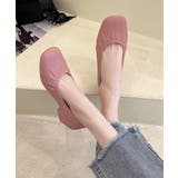 スクエアトゥレインバレエシューズ | aimoha | 詳細画像17