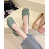 スクエアトゥレインバレエシューズ | aimoha | 詳細画像21