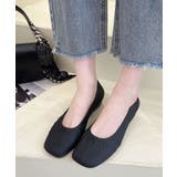 スクエアトゥレインバレエシューズ | aimoha | 詳細画像24