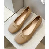 スクエアトゥレインバレエシューズ | aimoha | 詳細画像3