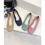 スクエアトゥレインバレエシューズ | aimoha | 詳細画像4