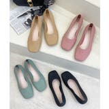 スクエアトゥレインバレエシューズ | aimoha | 詳細画像5