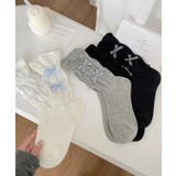 ギンガムリボンシャーリングソックス | aimoha  | 詳細画像11 