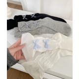 ギンガムリボンシャーリングソックス | aimoha  | 詳細画像15 