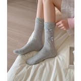 ギンガムリボンシャーリングソックス | aimoha  | 詳細画像19 