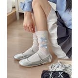 ギンガムリボンシャーリングソックス | aimoha  | 詳細画像1 