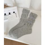 ギンガムリボンシャーリングソックス | aimoha  | 詳細画像4 