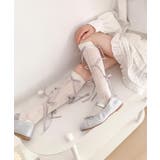 レースアップ風リボンロングソックス | aimoha  | 詳細画像19 