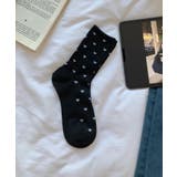 ブラック | ハート透かしリブソックス | aimoha