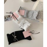 チャーム付きリボンフリルレッグウォーマー | aimoha  | 詳細画像2 