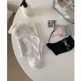 チャーム付きリボンフリルレッグウォーマー | aimoha  | 詳細画像4 