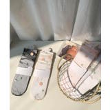 フラワー刺繍シアーソックス | aimoha | 詳細画像16