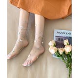 フラワー刺繍シアーソックス | aimoha | 詳細画像39