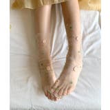 フラワー刺繍シアーソックス | aimoha | 詳細画像42