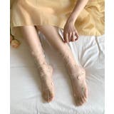 フラワー刺繍シアーソックス | aimoha | 詳細画像43