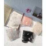 フラワー刺繍シアーソックス | aimoha | 詳細画像4