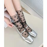 リボン総柄チュールソックス | aimoha | 詳細画像37