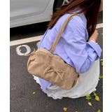 ベージュ | HOOK for girls リボンショルダーバゲットバッグ | HOOK