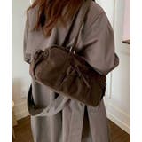 モカ | HOOK for girls リボンショルダーバゲットバッグ | HOOK