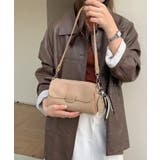 ベージュ | HOOK for girls チャーム付きミニショルダーバッグ | HOOK