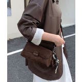 モカ | HOOK for girls チャーム付きミニショルダーバッグ | HOOK