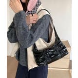 ブラック | HOOK for girls ルーズギャザーワンショルダーバッグ | HOOK