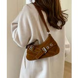 ブラウン | HOOK for girls 飾りベルトワンショルダーバッグ | HOOK