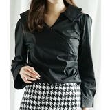 【Jasmine】Vネックアシメトリーブラウス Jasmine Grandifl… | aimoha  | 詳細画像15 