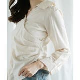 【Jasmine】Vネックアシメトリーブラウス Jasmine Grandifl… | aimoha  | 詳細画像13 