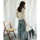 【Jasmine】Vネックアシメトリーブラウス Jasmine Grandifl… | aimoha  | 詳細画像9 