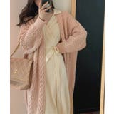 オシャレ厚手ロングゆったりニットカーディガン 韓国ファッション ワンピース | aimoha  | 詳細画像13 