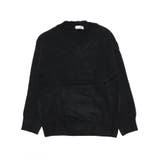 Vネック片畦ニットプルオーバー ロンT スウェット | aimoha men | 詳細画像22 