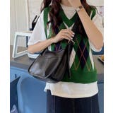 韓国風シンプルショルダーバッグ 韓国ファッション レディース | aimoha | 詳細画像4