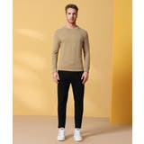 ベージュ | Uネックインナー メンズ ボトミングシャツ | aimoha men