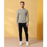グレー | Uネックインナー メンズ ボトミングシャツ | aimoha men