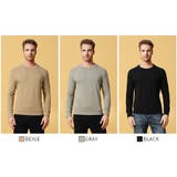 Uネックインナー メンズ ボトミングシャツ | aimoha men | 詳細画像21 