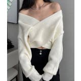 【Jasmine】2WAYニットプルオーバー Jasmine Grandiflo… | aimoha  | 詳細画像1 