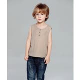 CAMEL | 抗菌フロントボタンタイプタンクトップ | aimoha kids