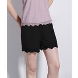 BLACK | レースショートパンツ ルームショートパンツ ペチパンツ | aimoha 