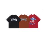 【HOOK】個性派スケルトンバックプリント半袖ビッグTシャツ ユニセックス 韓国 | HOOK | 詳細画像2 