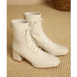 ローヒール ショートブーツ レディース | aimoha  | 詳細画像12 