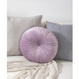 パープル | OUTLET 丸型ふわふわクッション | aimoha