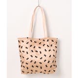 【HOOK】for girls リボン総柄フロッキー生地トートバッグ | HOOK | 詳細画像19