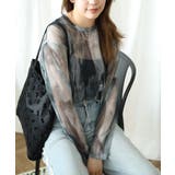 【HOOK】for girls リボン総柄フロッキー生地トートバッグ | HOOK | 詳細画像20