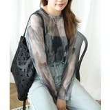 【HOOK】for girls リボン総柄フロッキー生地トートバッグ | HOOK | 詳細画像30