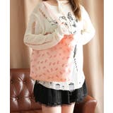 【HOOK】for girls リボン総柄フロッキー生地トートバッグ | HOOK | 詳細画像5